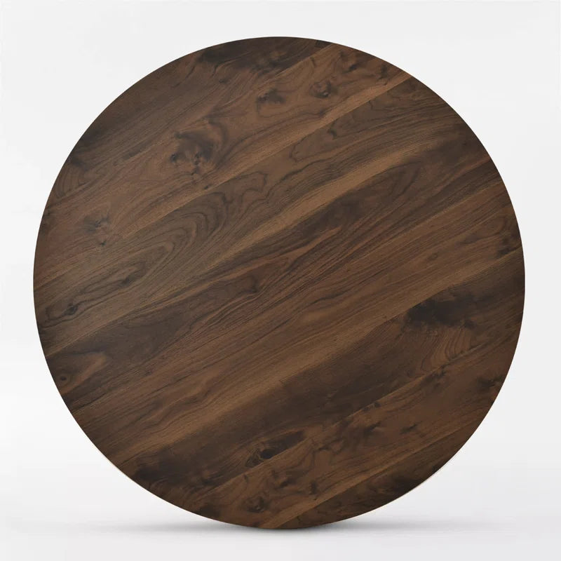 Tivick Round Pedestal Dining Table - Wooden Bazar