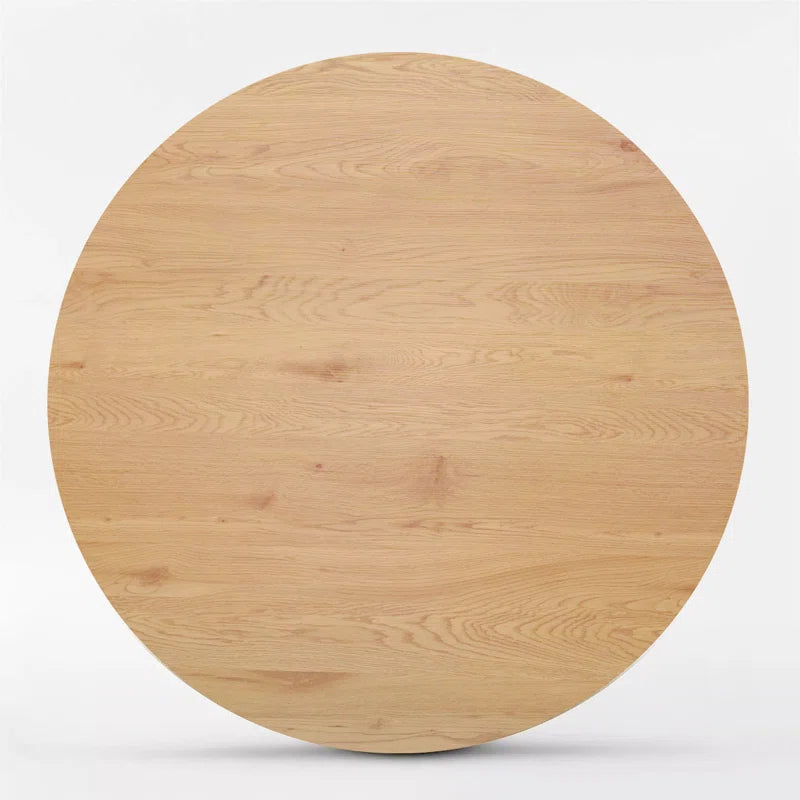 Tivick Round Pedestal Dining Table - Wooden Bazar