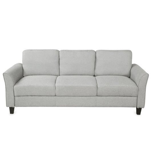 Rodriguez Light Gray 3-Seat Sofa & Loveseat Chair Set - Wooden bazar