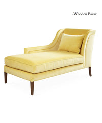 Teak Wood Chaise Lounge Day Bed - Wooden Bazar