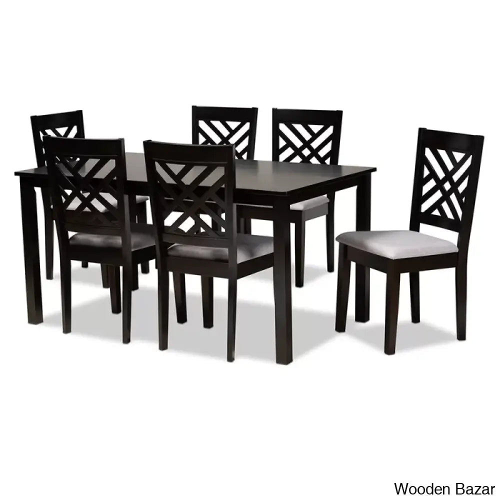 6 Seater Dining Table Set