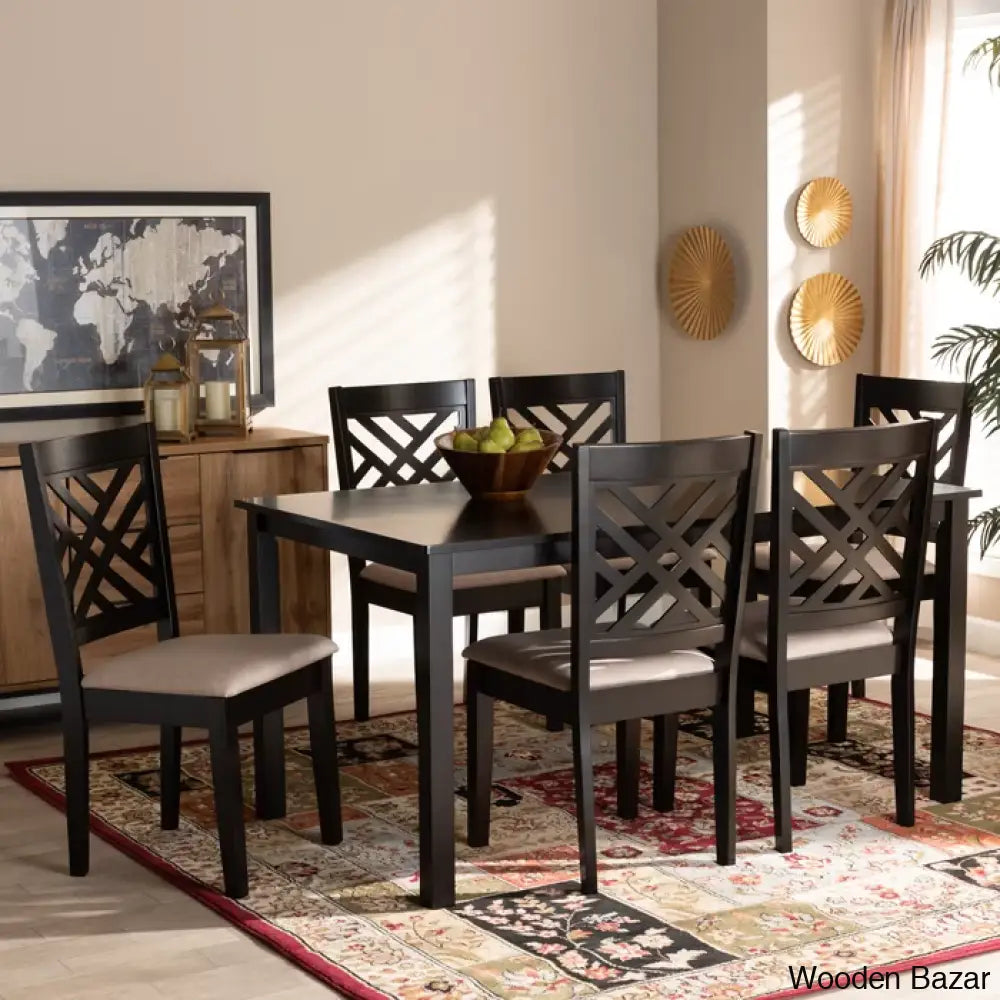 6 Seater Dining Table Set