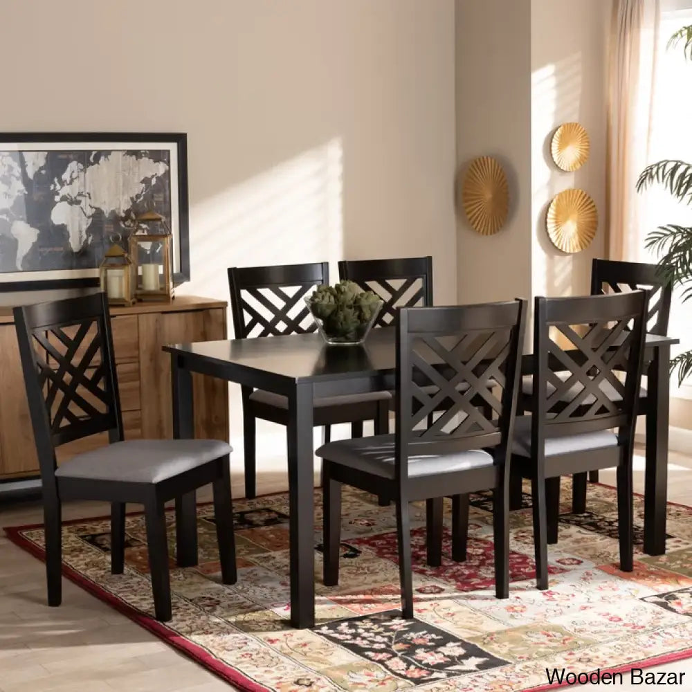 6 Seater Dining Table Set