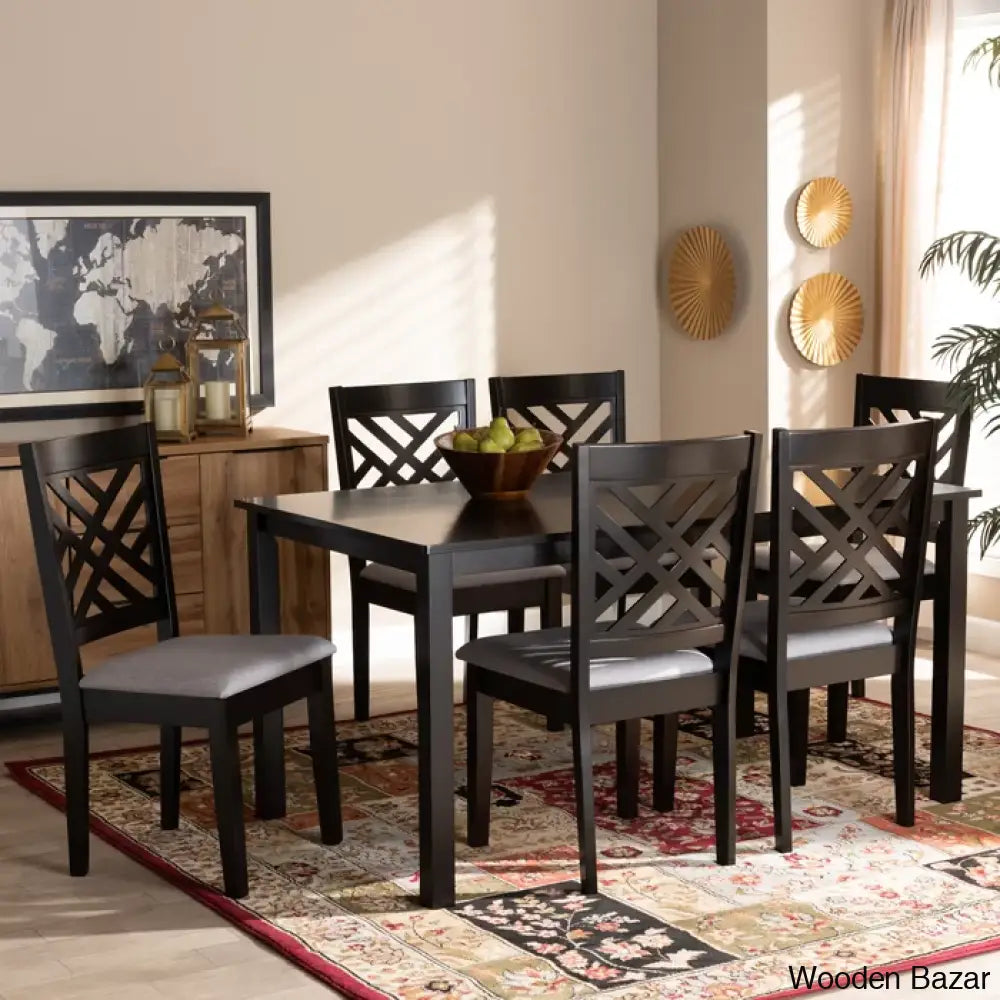 6 Seater Dining Table Set