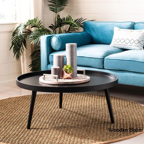 3 Legs Wooden Coffee Table for Living Room