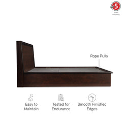Elon Best King/Queen Size Bed With Cherry Wooden Furniture