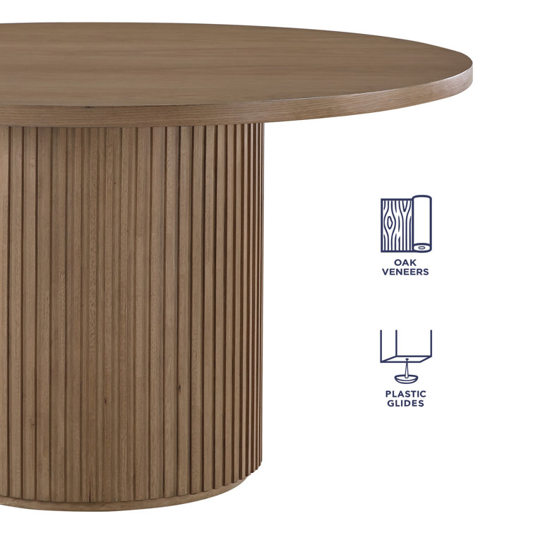 Fiammetta Natural Oak Dining Set