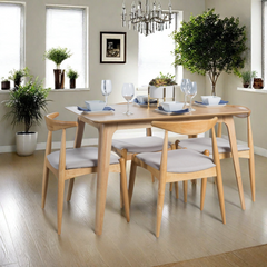 Aubray Solid Wood Dining Set