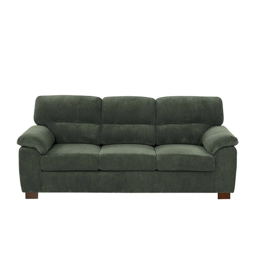 Denik 3 Seater Comfy Couches With Deep Seat For Living Room - Wooden Bazar