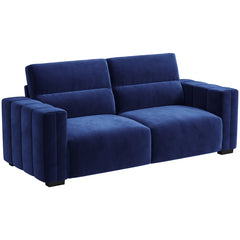 Hikky Deep Seat 2 Seater Sofa with Wooden Frame - Wooden Bazar