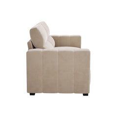 Hikky Deep Seat 2 Seater Sofa with Wooden Frame - Wooden Bazar