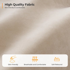 Comfy Loveseat Sofa with Deep Seat & High-Rebound Cushions