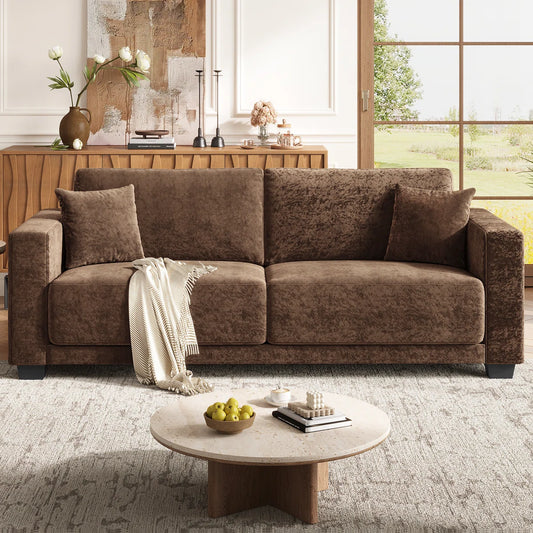 Oversized 2-Seater Sofa with Extra Deep Seats for Living Room