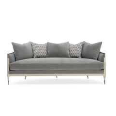 Curved Arm Upholstered Sofa – Chic Accent for Your Home Decor