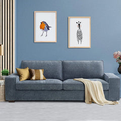 Luxury Modern Upholstered Sofa For Living Room, Couches With Solid Wood Frame