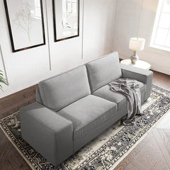 Luxury Modern Upholstered Sofa For Living Room, Couches With Solid Wood Frame