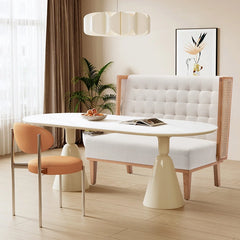 Fabric Upholstered Reception Loveseat – Comfortable Seating for Guests