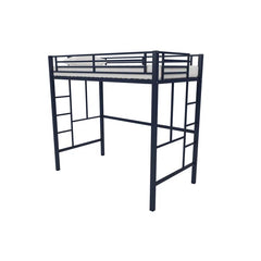 Nevvy Twin Metal Platform Loft Bed - Wooden bazar