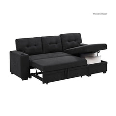 Two-piece upholstered sectional sofa by - Wooden Bazar