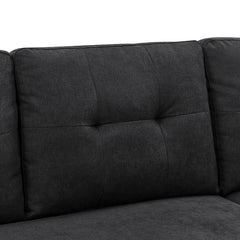 Two-piece upholstered sectional sofa by - Wooden Bazar