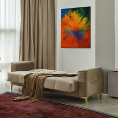 Abriene 4 - Piece Velvet Living Room Luxury Sofa Set