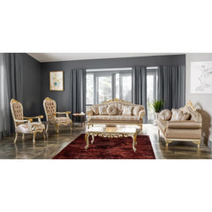 Adaezes 4 - Piece Living Room Luxury Sofa Set