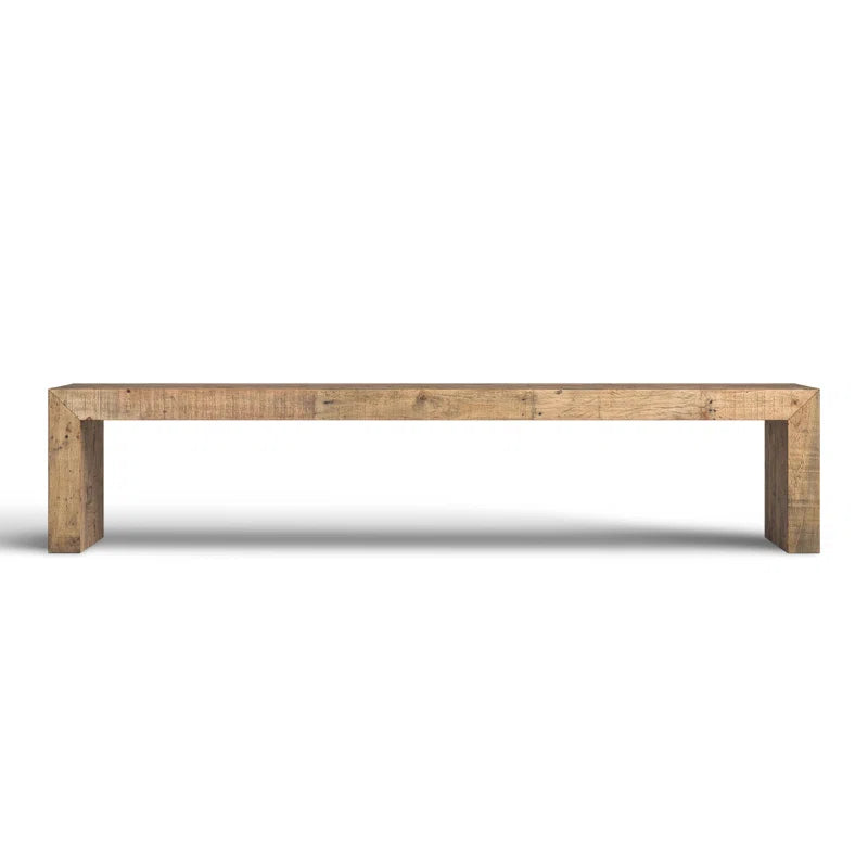 Dalper Solid Wood Bench - Wooden Bazar