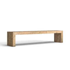 Dalper Solid Wood Bench - Wooden Bazar