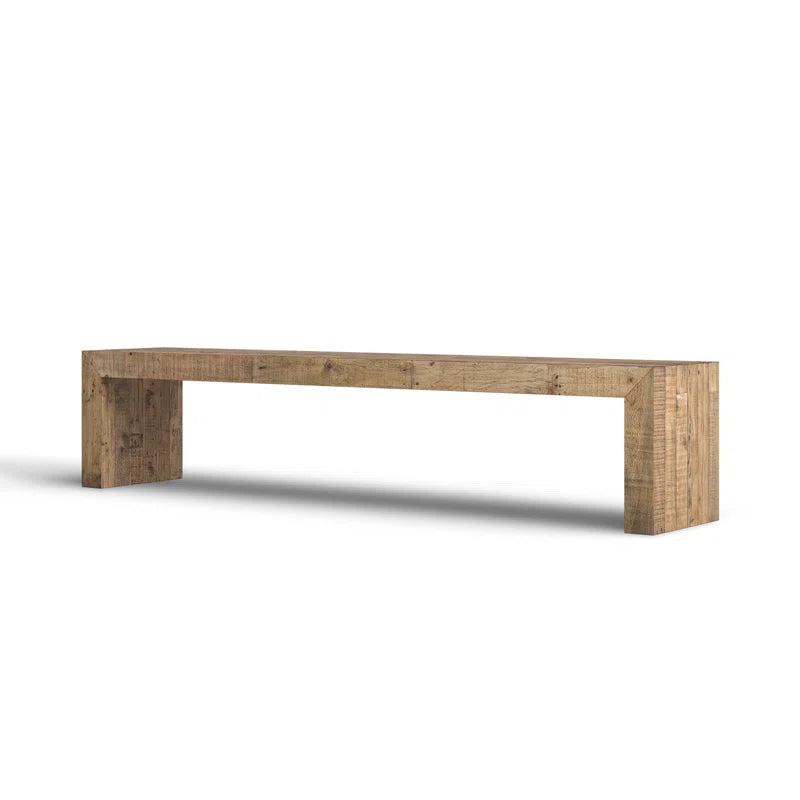 Dalper Solid Wood Bench - Wooden Bazar