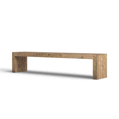 Dalper Solid Wood Bench - Wooden Bazar