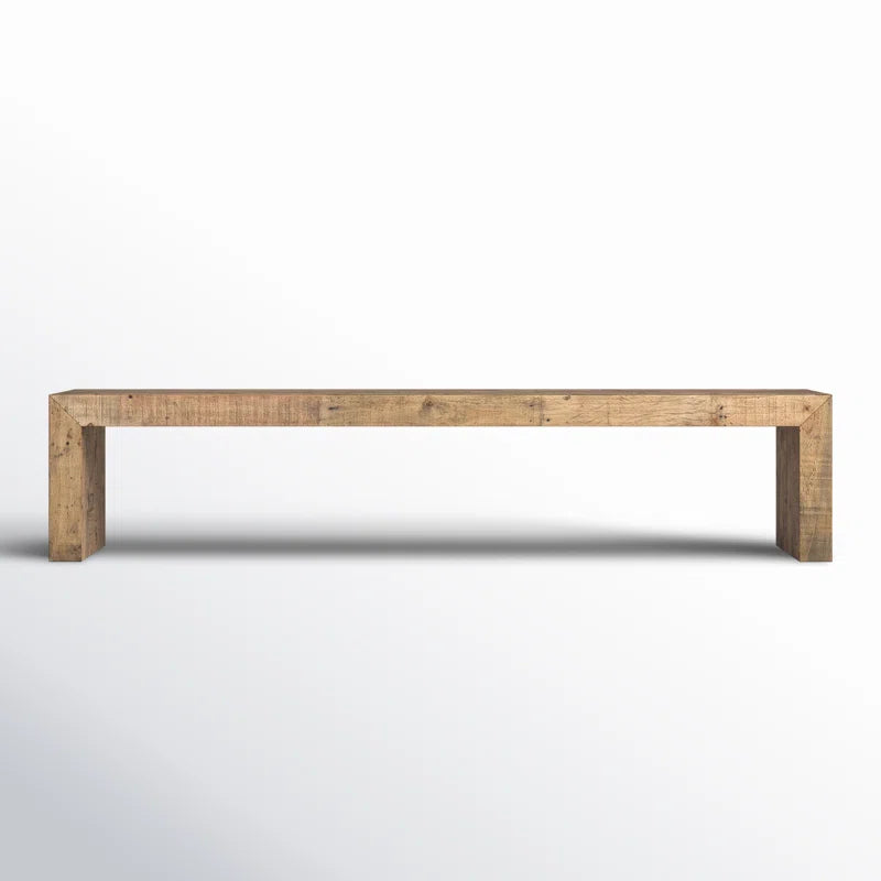 Dalper Solid Wood Bench - Wooden Bazar