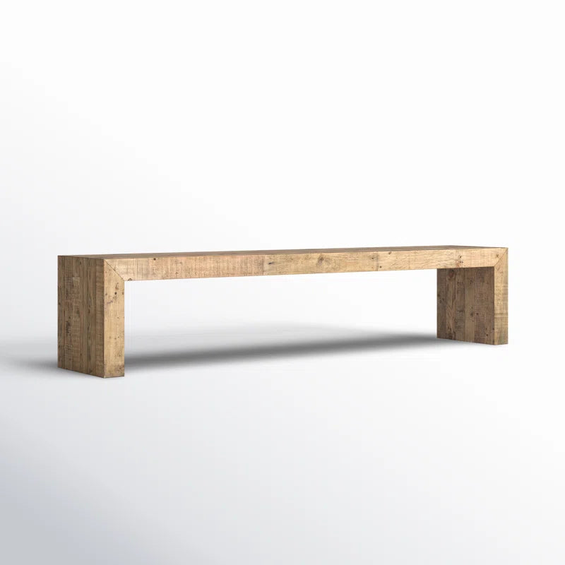 Dalper Solid Wood Bench - Wooden Bazar