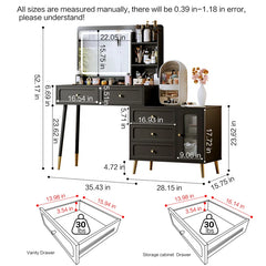 Wedresser Modern Vanity dressing Table - Wooden Bazar