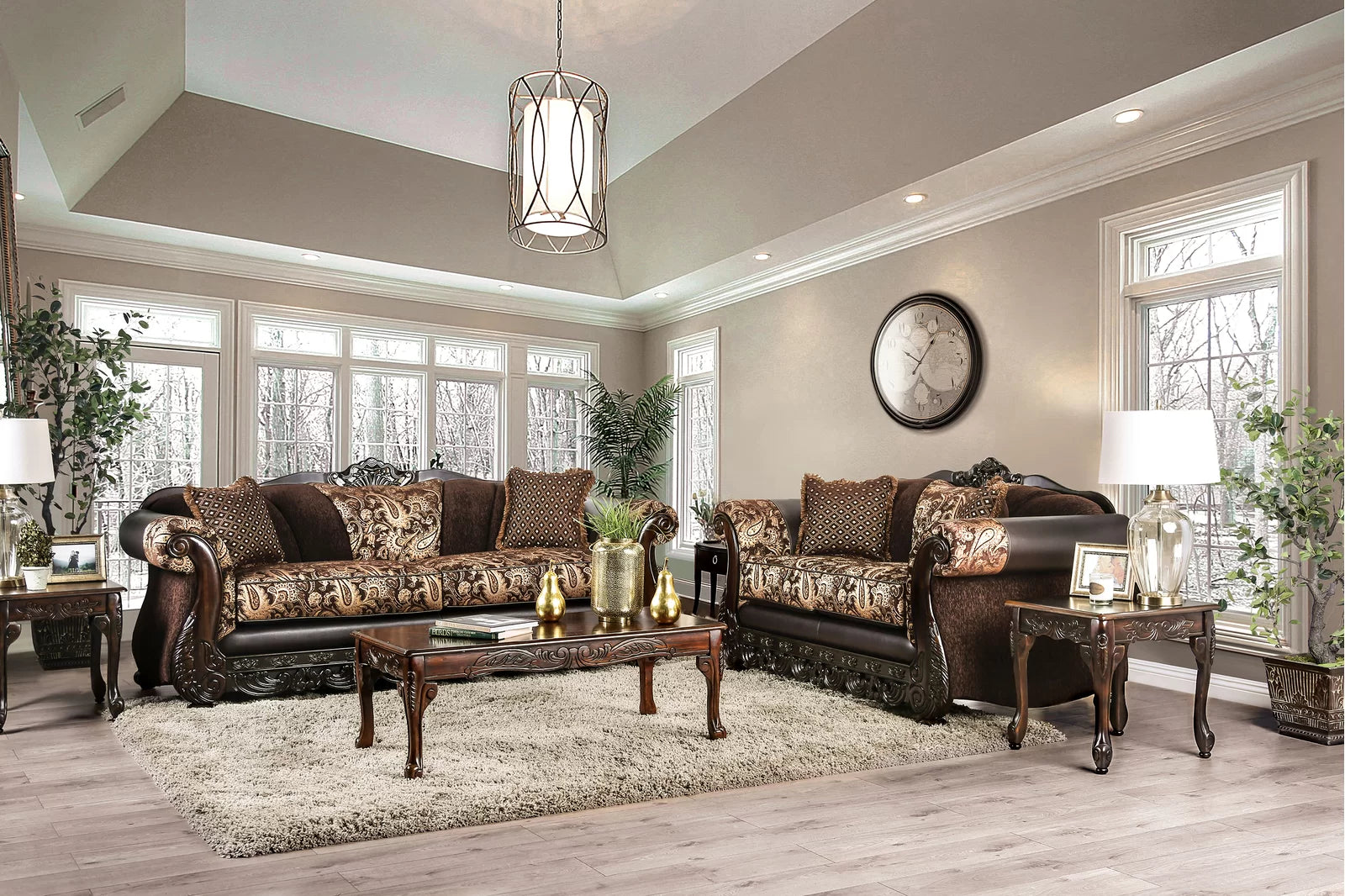 Ailias 3+2 Living Room Luxury Sofa Set