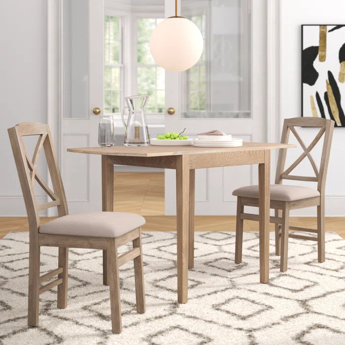 Vanacol 3 - Piece Extendable Dining Set - Wooden bazar