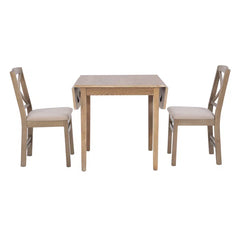 Vanacol 3 - Piece Extendable Dining Set - Wooden bazar