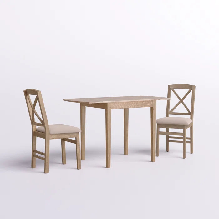 Vanacol 3 - Piece Extendable Dining Set - Wooden bazar