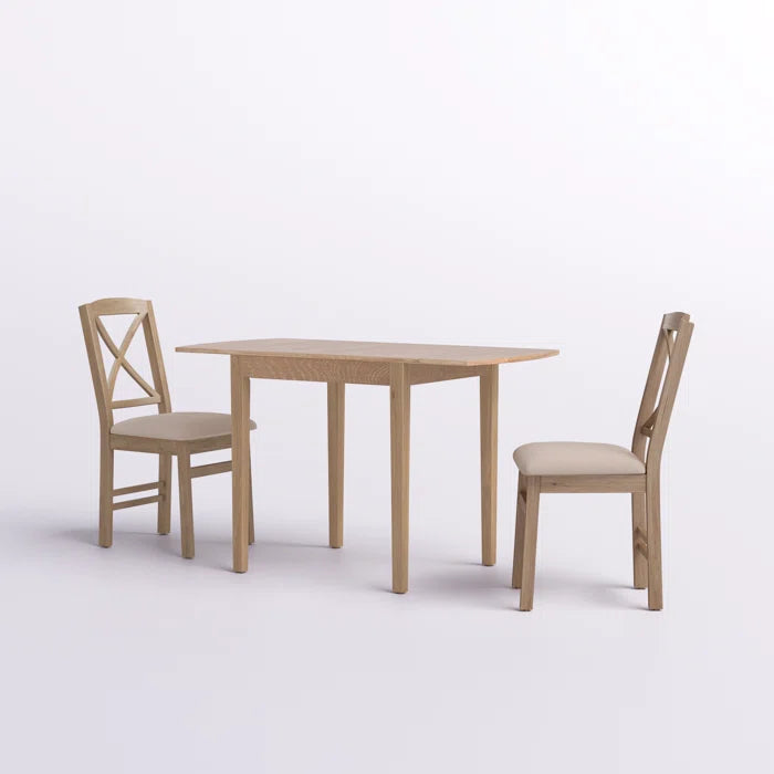 Vanacol 3 - Piece Extendable Dining Set - Wooden bazar