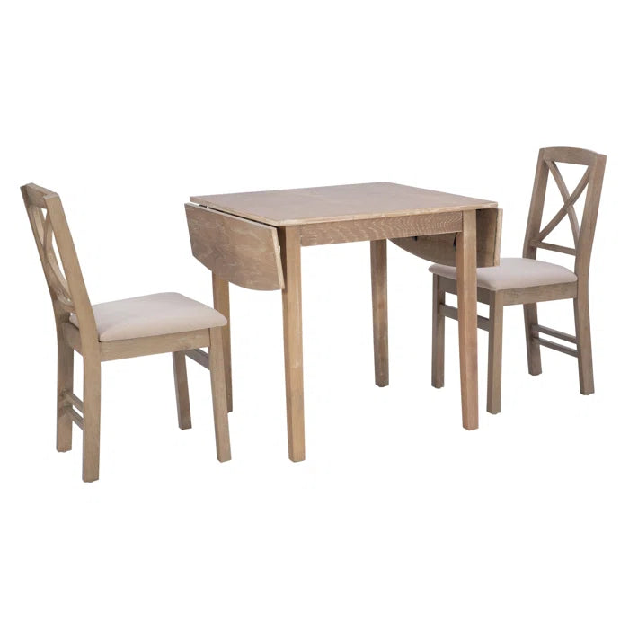 Vanacol 3 - Piece Extendable Dining Set - Wooden bazar