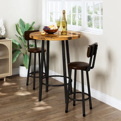 Xalope 2 Seater Dining Set - Wooden Bazar