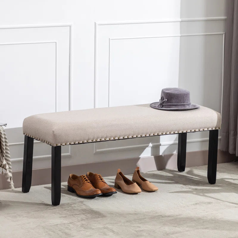 Arstate Modern Upholstered Bench for Entryway and Bedroom