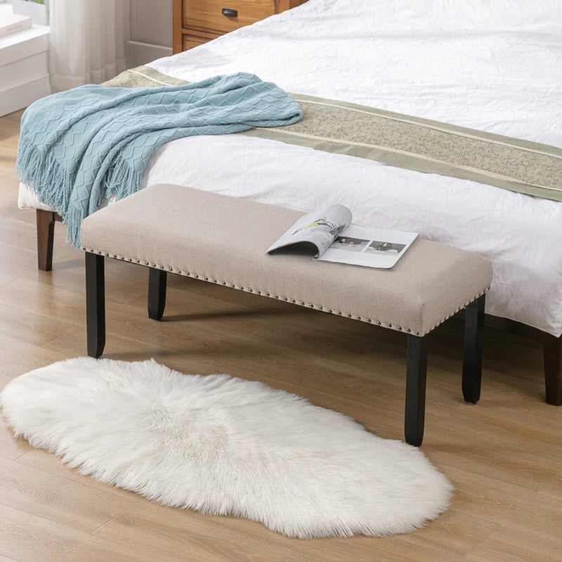 Arstate Modern Upholstered Bench for Entryway and Bedroom
