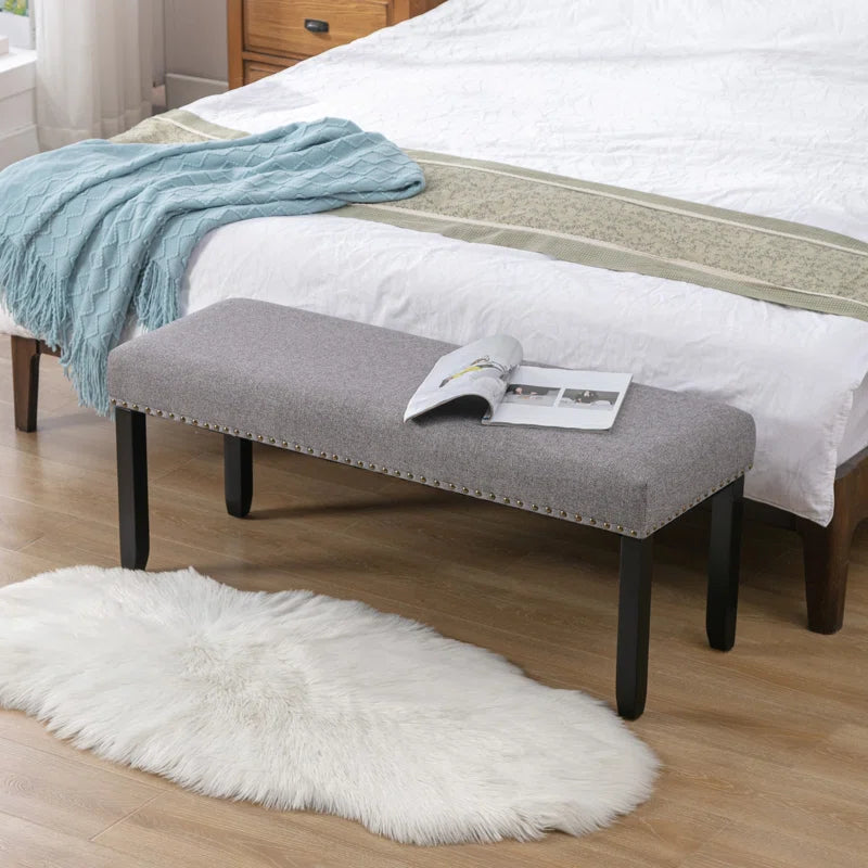 Arstate Modern Upholstered Bench for Entryway and Bedroom