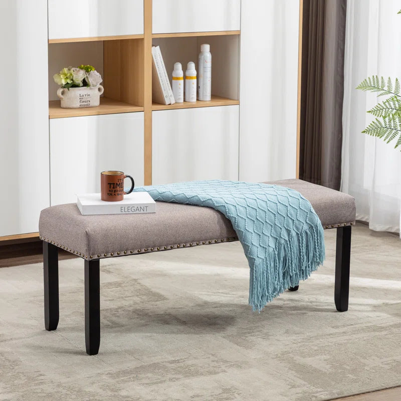 Arstate Modern Upholstered Bench for Entryway and Bedroom