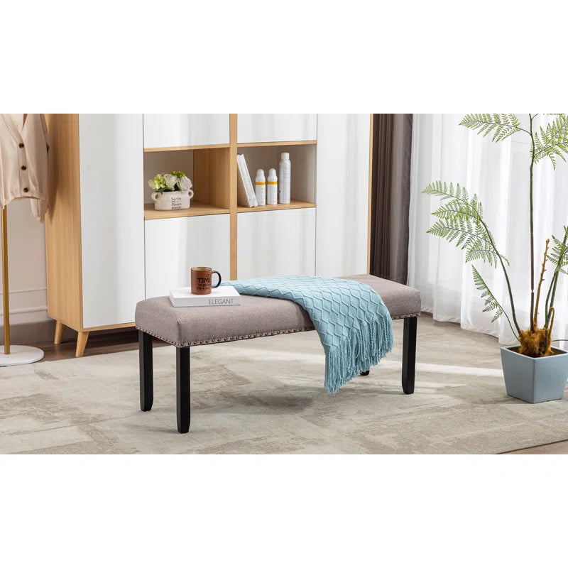 Arstate Modern Upholstered Bench for Entryway and Bedroom