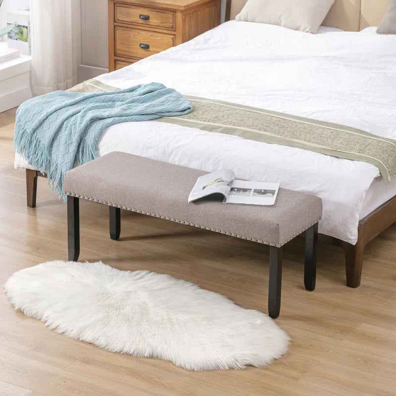 Arstate Modern Upholstered Bench for Entryway and Bedroom
