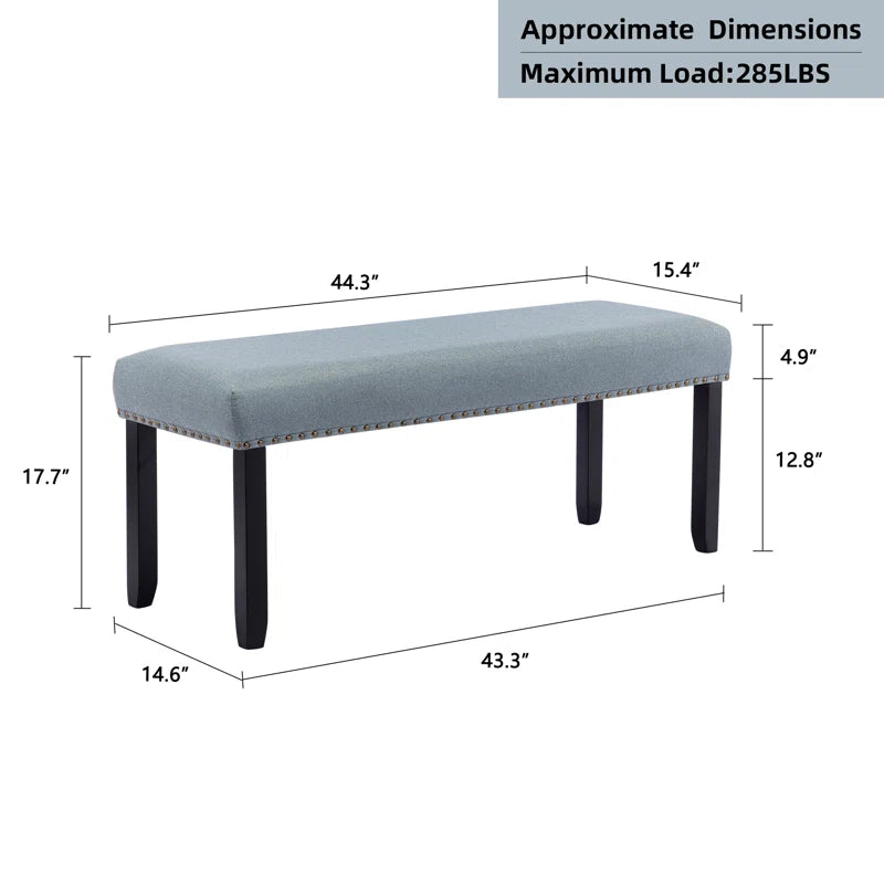 Arstate Modern Upholstered Bench for Entryway and Bedroom