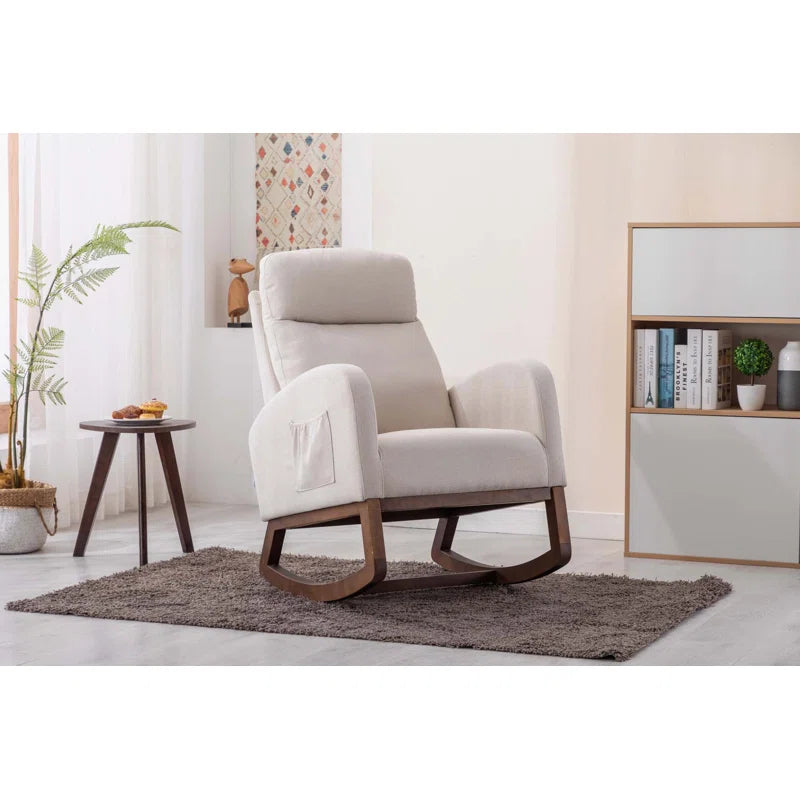 Laxcorn Rocking Chair For Modern Living - Wooden bazar