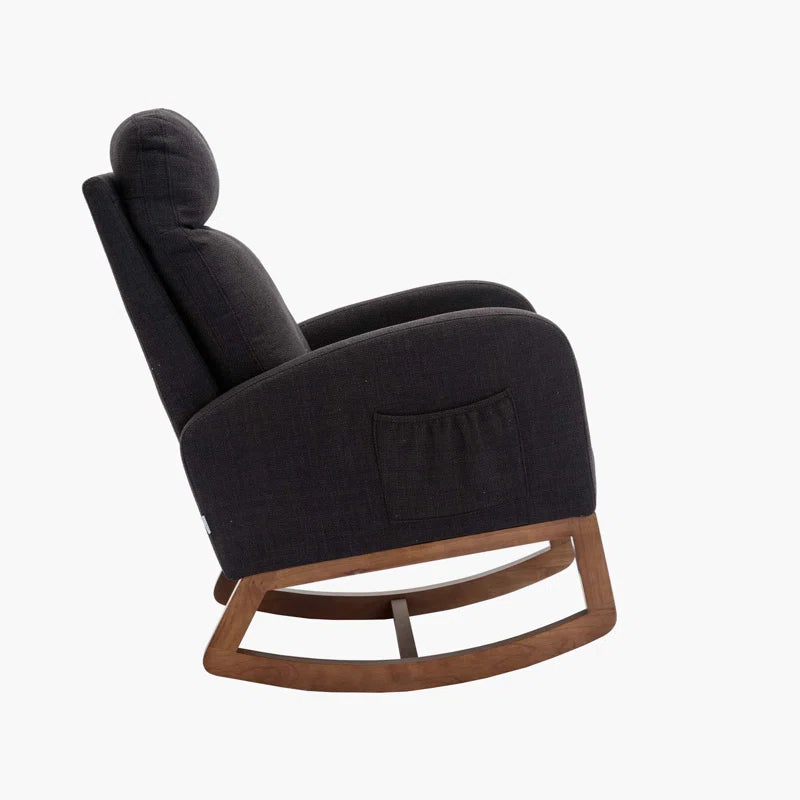 Laxcorn Rocking Chair For Modern Living - Wooden bazar