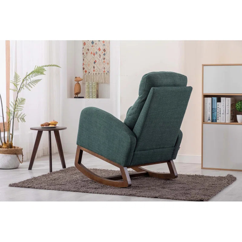 Laxcorn Rocking Chair For Modern Living - Wooden bazar